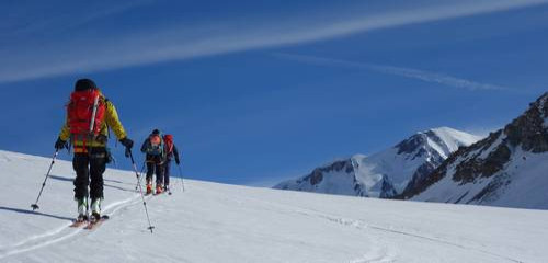 Les Dômes de Miage à ski