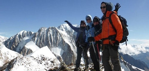 Alpinisme au refuge Robert Blanc