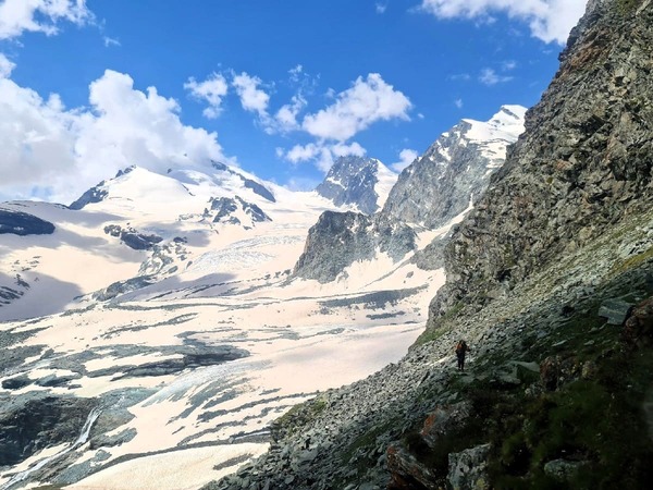 Un 4000 à Saas-Fee : le Strahlhorn