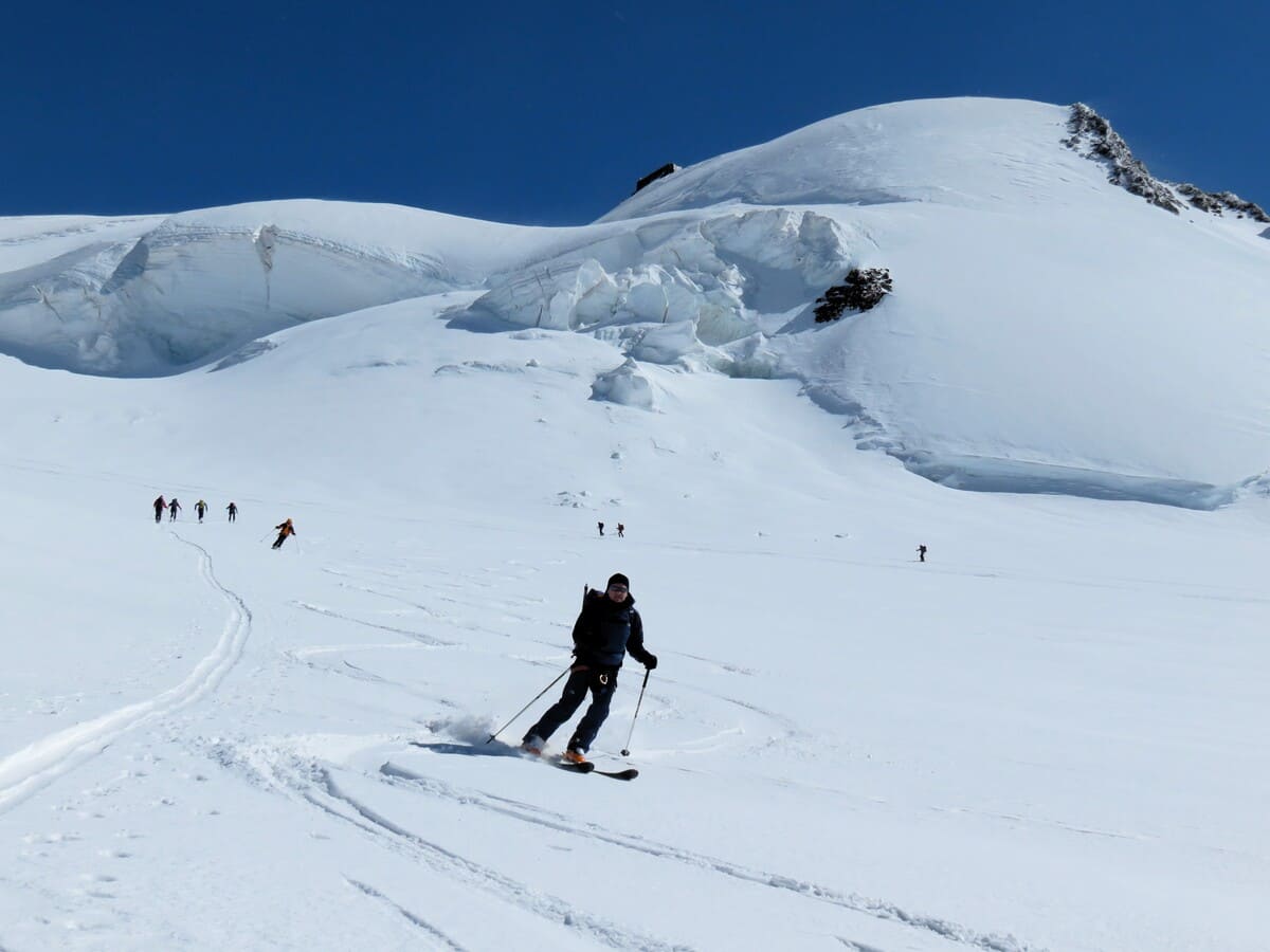 Guide raid ski Mont-Rose